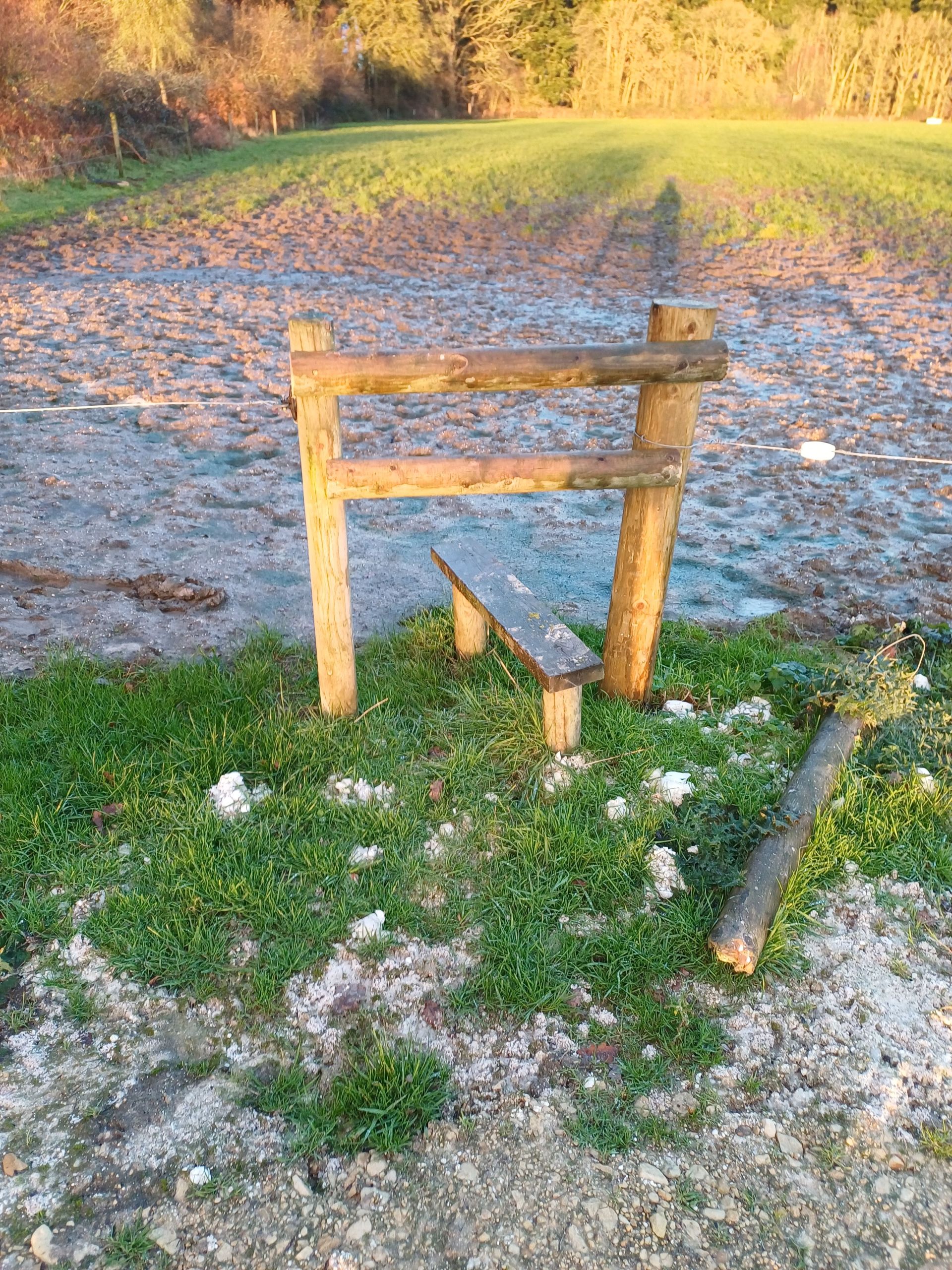 Example of stiles on walk